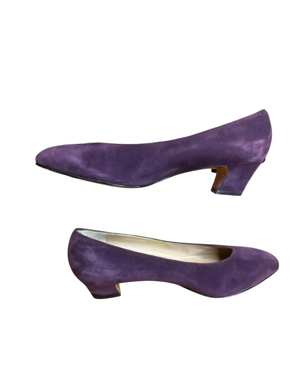 Salvatore Ferragamo Designer Purple Suede luxury Pumps Women’s Size 8.5 B